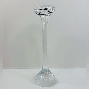 Tuscany Collection Vintage Crystal Jack in the Pulpit Controlled Bubble Bud Vase
